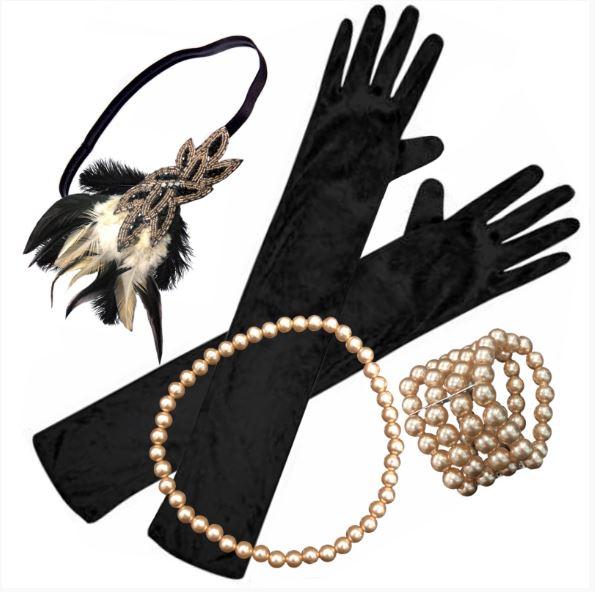 Costume Kit 1920s Rose Gold Gatsby