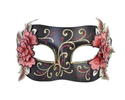 Mask Eye Aria Red And Black