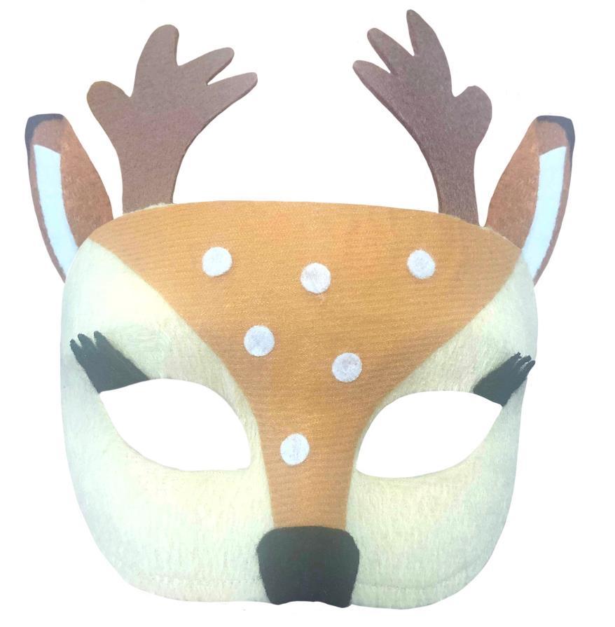 Animal Costume Mask Deer Deluxe
