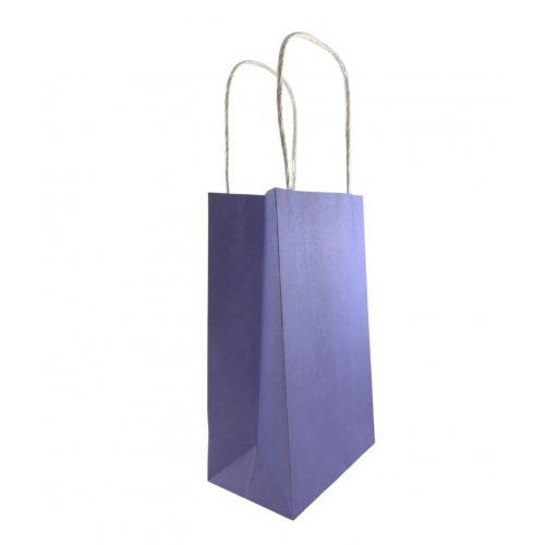 Party Loot Bag Paper Pastel Lavender Purple Pk/5