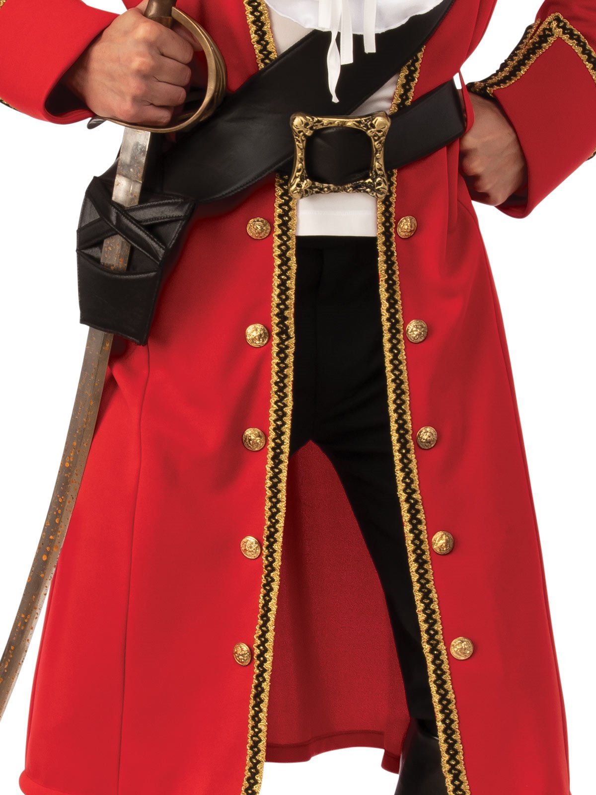 Costume Adult Pirate Captain Red Large