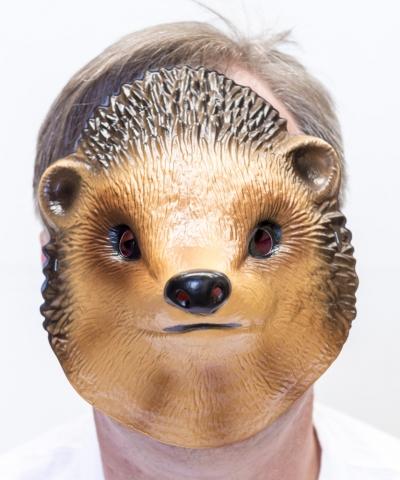 Animal Costume Mask Echidna Australian Moulded Plastic