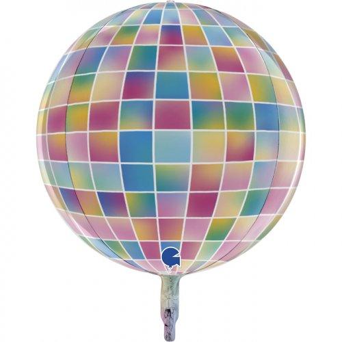 Balloon Globe 4d Strobo Mirror Ball 38cm Each