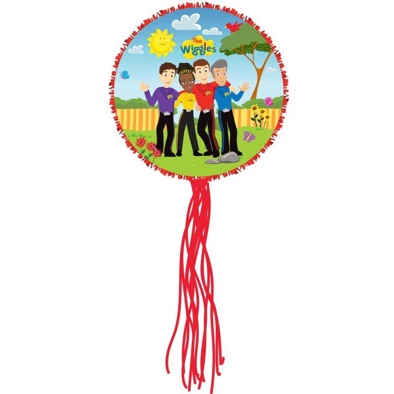 The Wiggles Party Expandable Pinata Pull String Drum