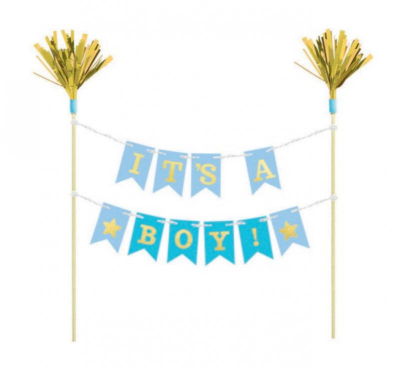 Its A Boy Cake Pick
