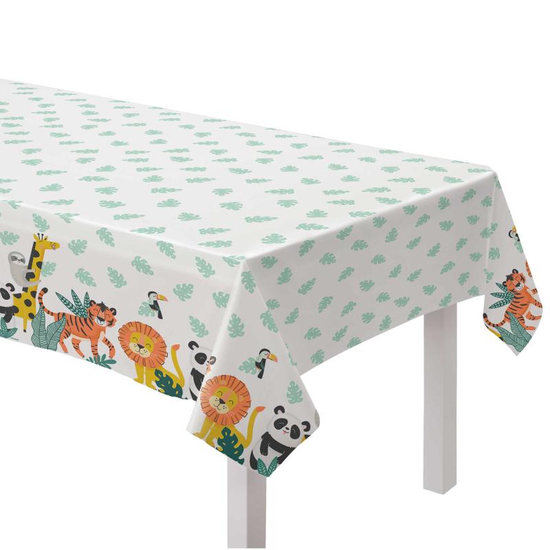 Get Wild Jungle Safari Tablecover 137cm X 243cm