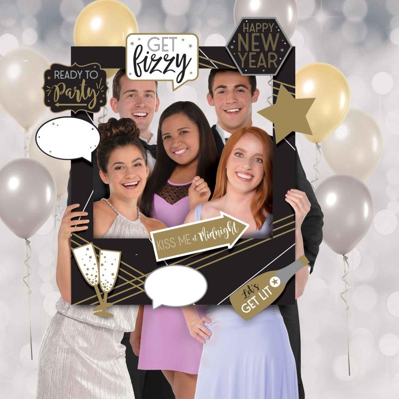 Photo Prop Happy New Year Giant Customizable Photo Frame