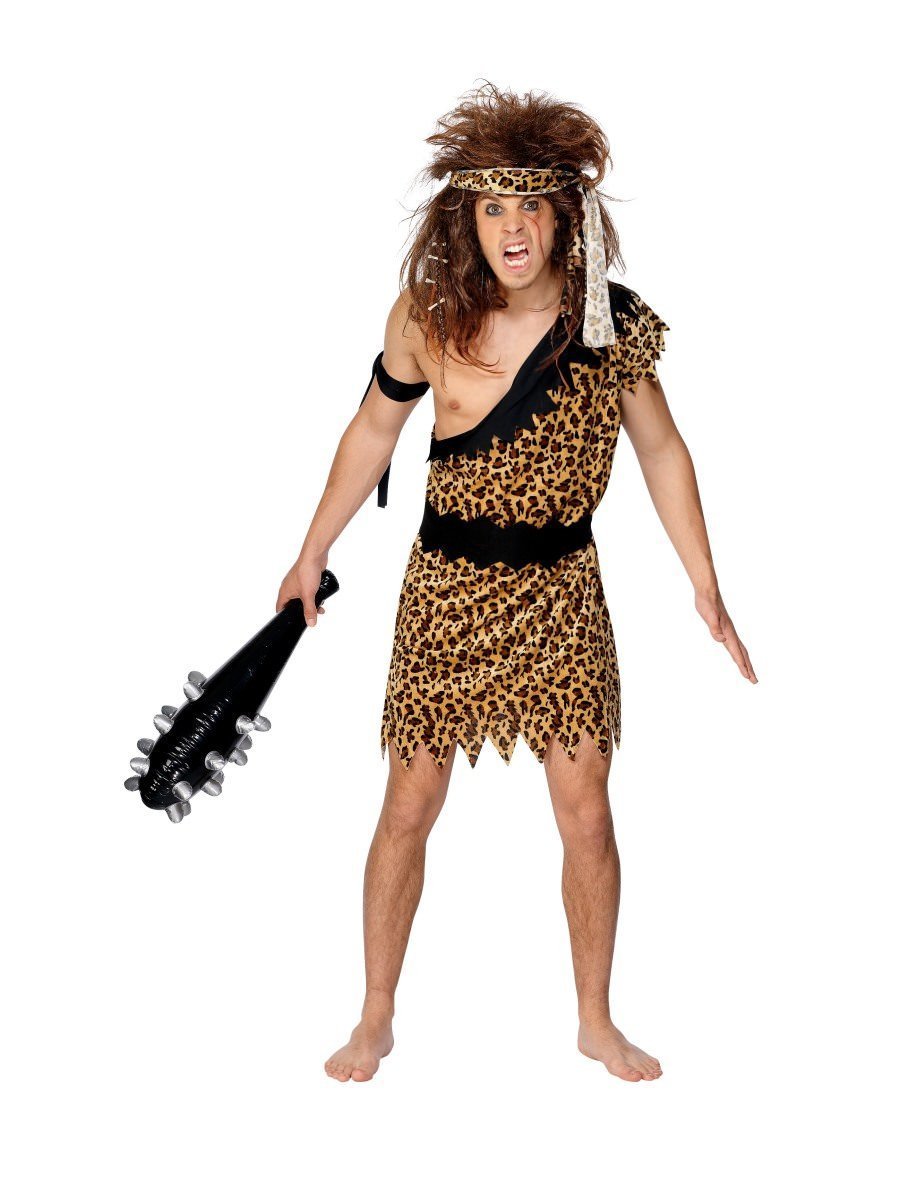 Costume Adult Caveman Prehistoric Deluxe Medium