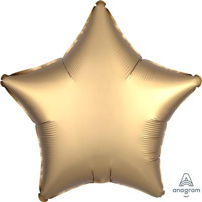 Balloon Foil 45cm Star Gold Satin