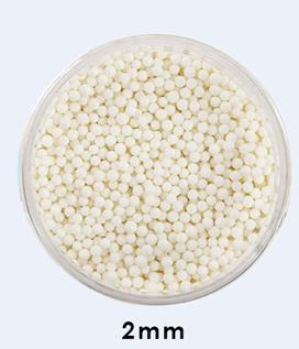 Cachous Matte White 2mm 85g