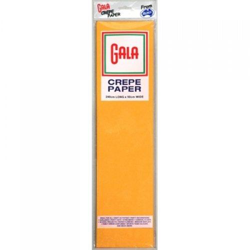 Crepe Paper Golden Yellow 245cm X 50cm
