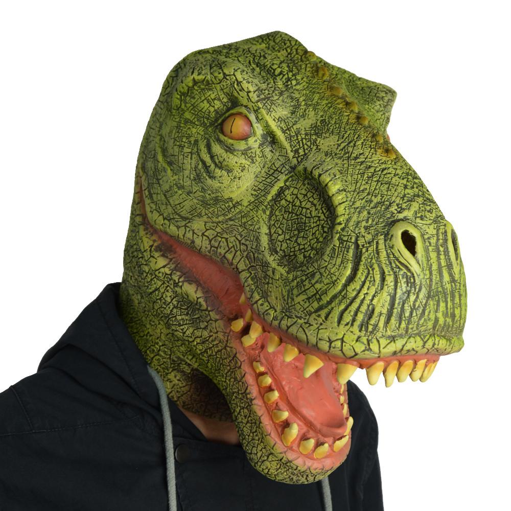 Animal Mask Dinosaur Full Head Latex - Discontinued Line Last Chance To Buy