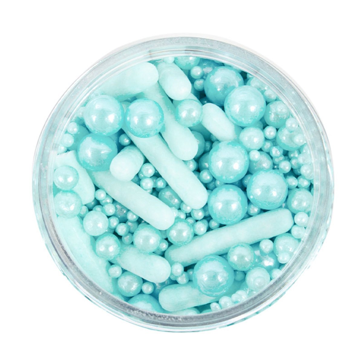 Edible Sprinkles Pastel Blue Bubble & Bounce 75g Cake/Cookie/Cupcake