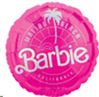Barbie 45cm Round Foil Balloon Each
