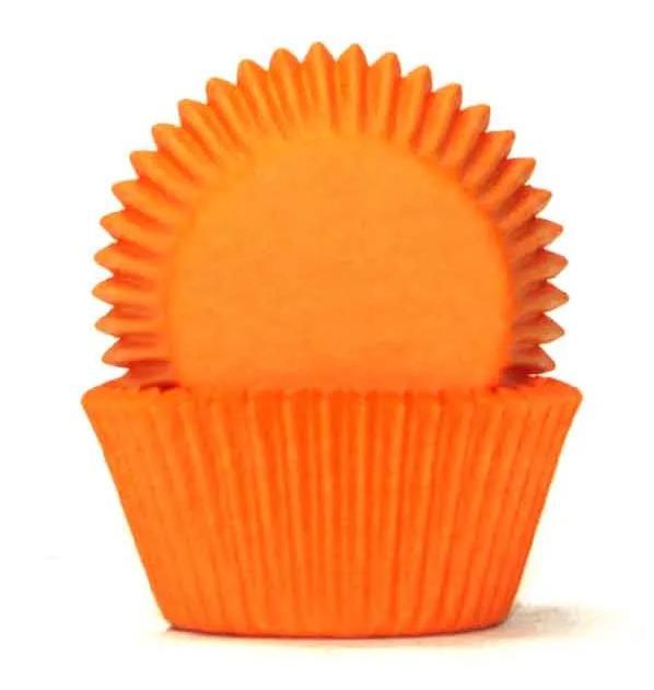 Baking Cupcake Paper Cases Orange Pk/100