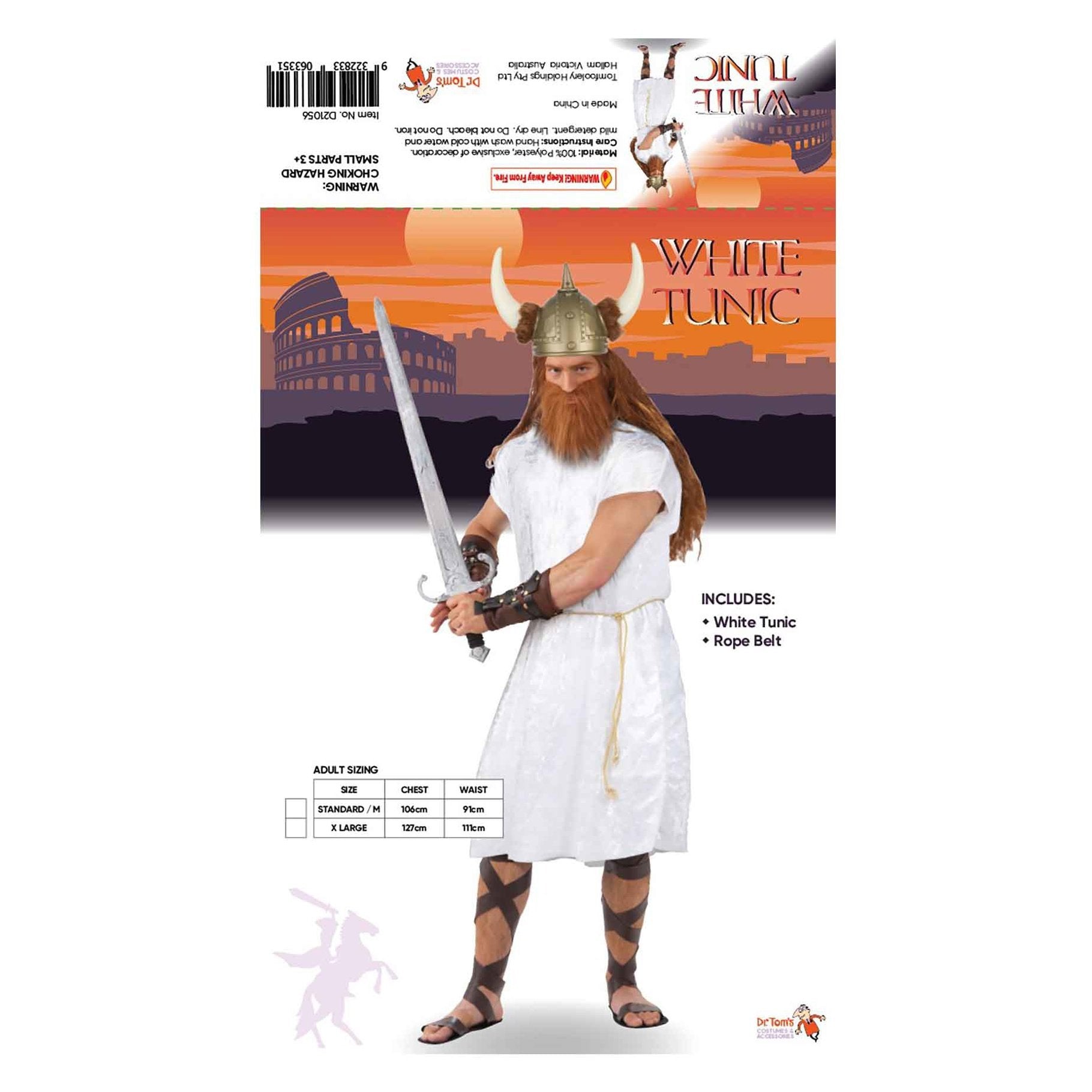 White Tunic Roman / Greek