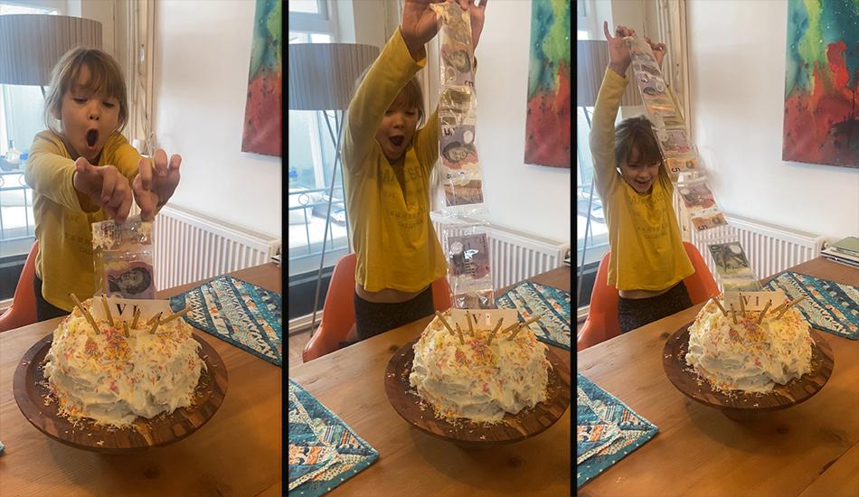 Cake Topper Surprise Money Birthday Cake Kit