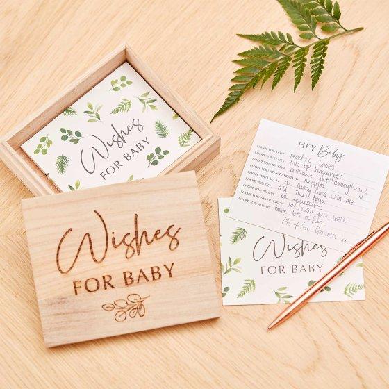 Botanical Baby Wishes Advice Cards Pk/50 and Box