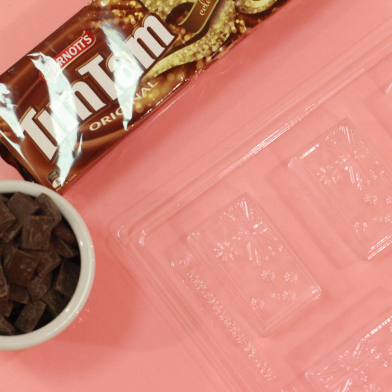 Chocolate Mould Plastic Australian Flag Tim Tam