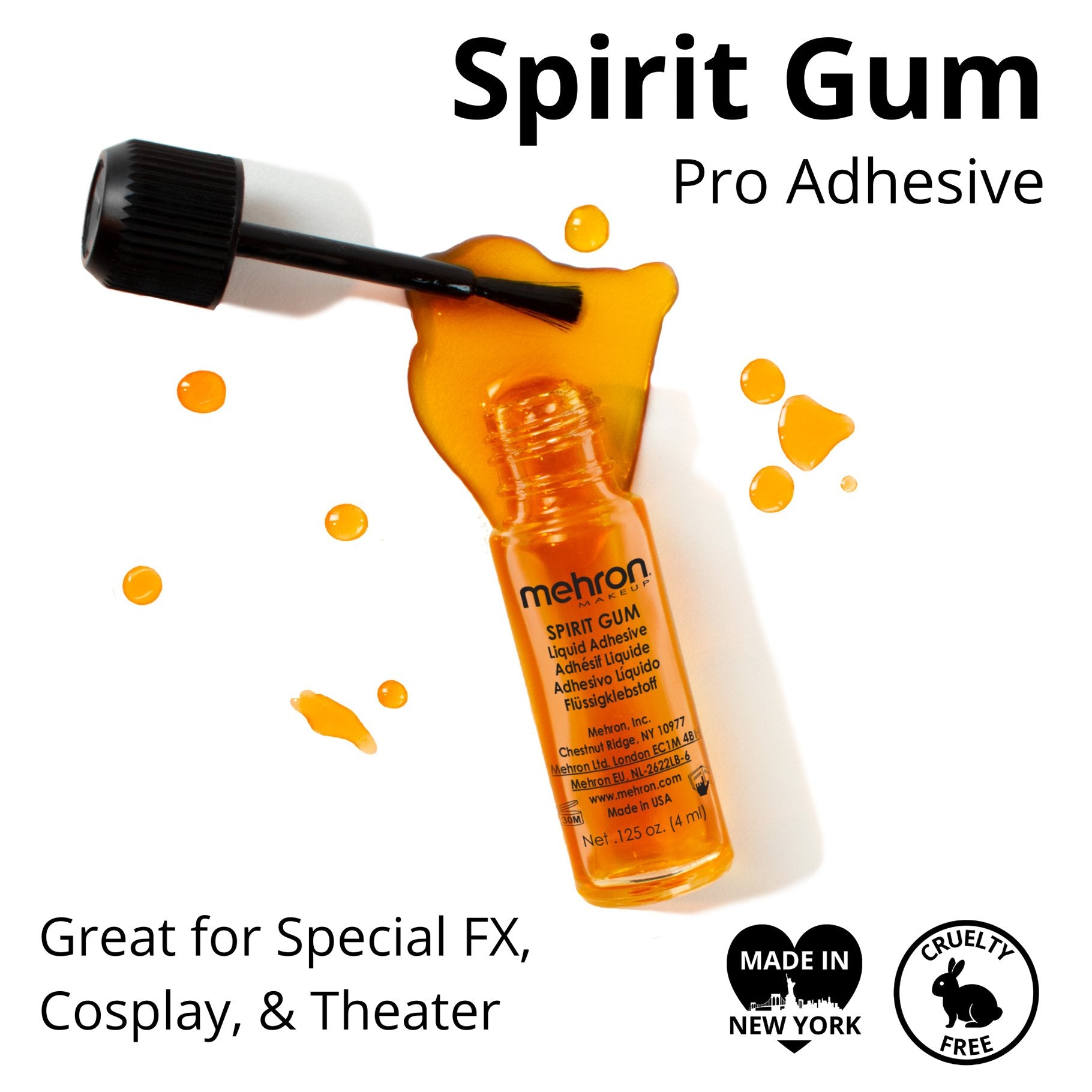 Make up Special Effects Spirit Gum 4ml Mehron Deluxe