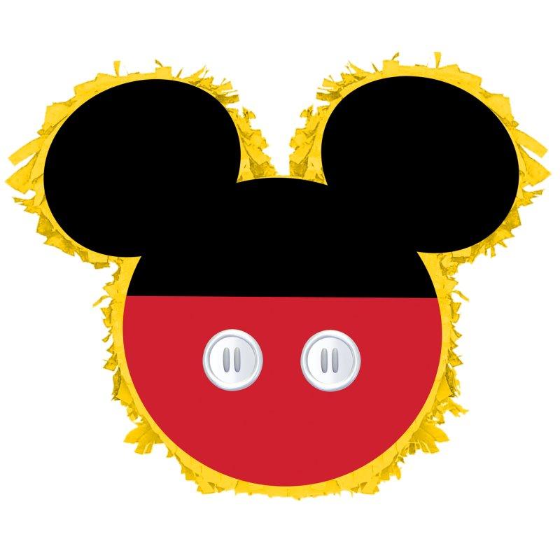 Pinata Mickey Mouse 2D Shape Pull String 40cm x 34cm x 9cm