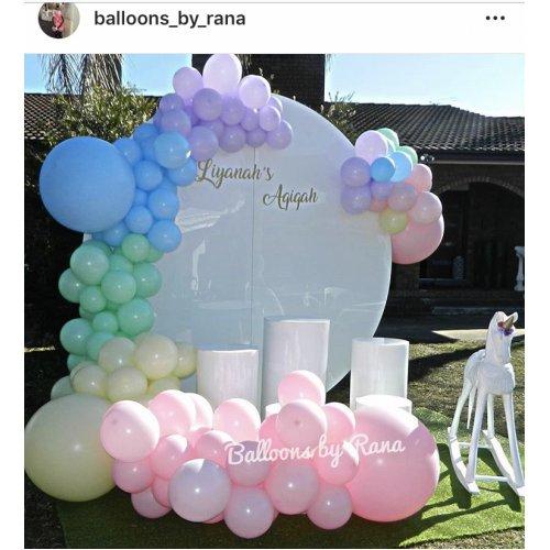 Balloons 46cm Pastel Matte Pink Pk 25
