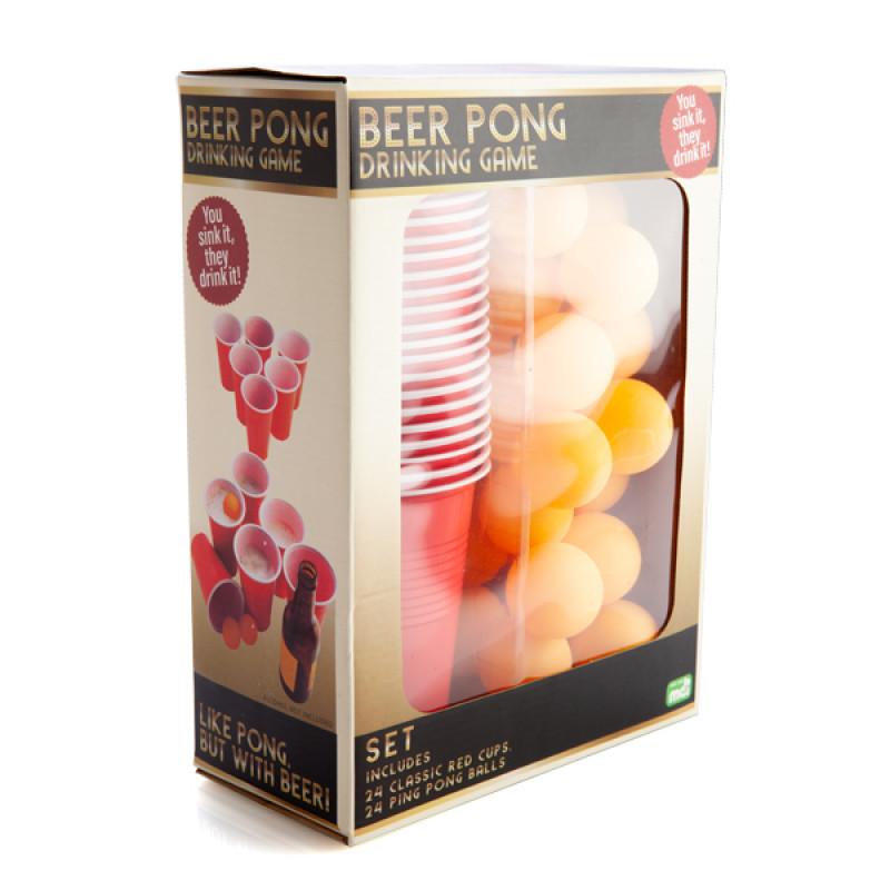 Drinking Game Beer Pong With 24 Cups and 24 Balls