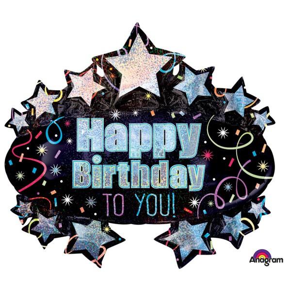 Balloon Foil Shape Happy Birthday To You! Last Chance Buy