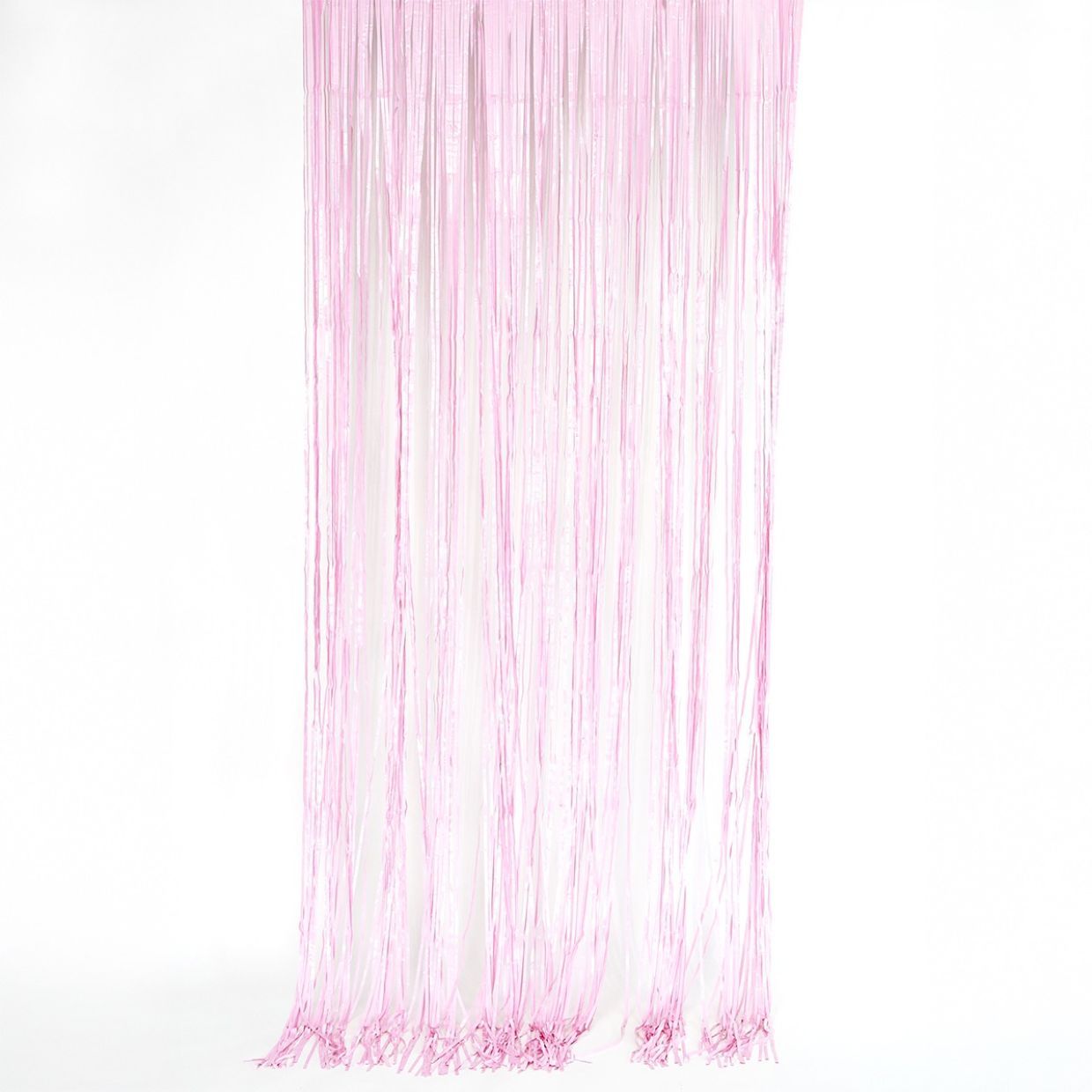 Curtain Pastel Pink Mylar Extra Large 1.2 m Wide X 2.4m High