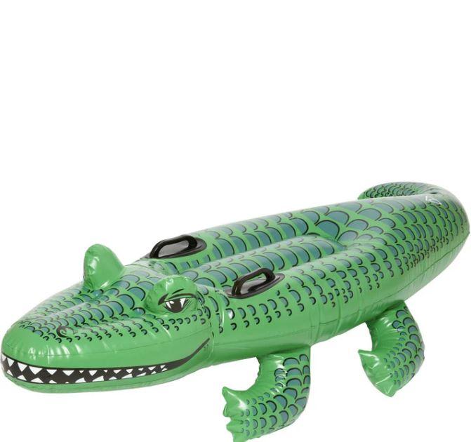Inflatable Animal Crocodile Green 140cm