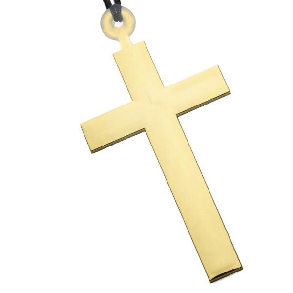 Monks/Nuns Religious Cross Plastic Necklace Costume Accessory