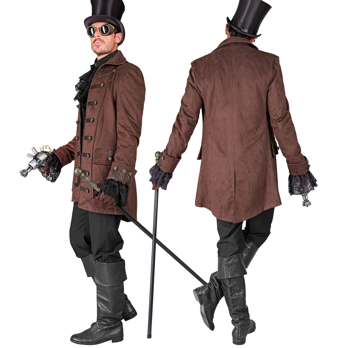Costume Coat Victorian Highwayman Steampunk Millitary