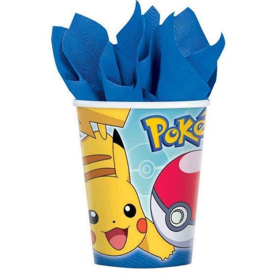 Pokemon Core Paper Cups 266ml Pk/8