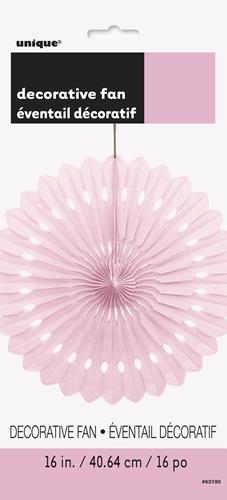 Fan Decorative Lovely Pink 40cm - Discontinued Line Last Chance