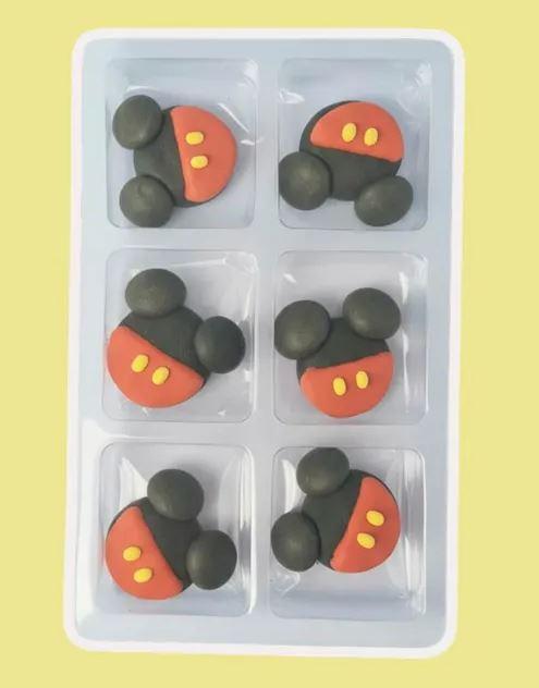 Edible Icing Decorations Mickey Mouse Head Pk/6