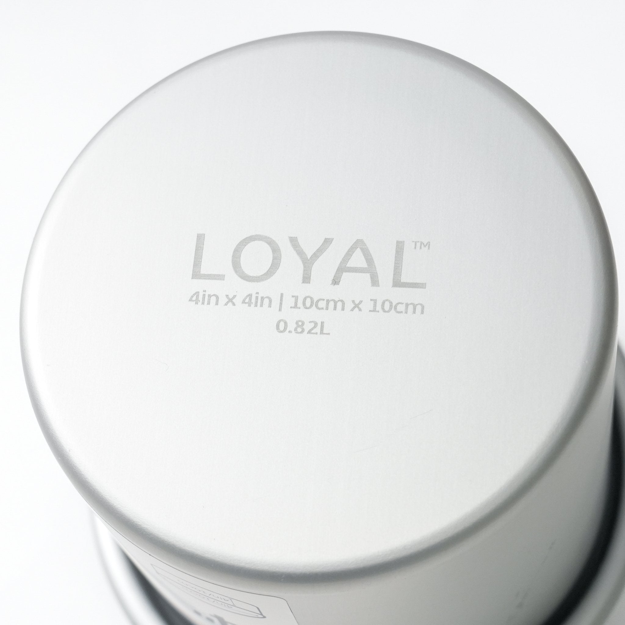 Tin LOYAL Elite 4 Inch Diameter X 4 Inch Deep
