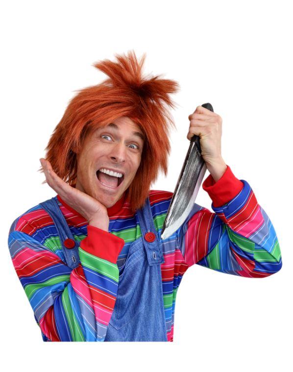 Wig Red Spiky Chucky Killer Doll/Clown Halloween