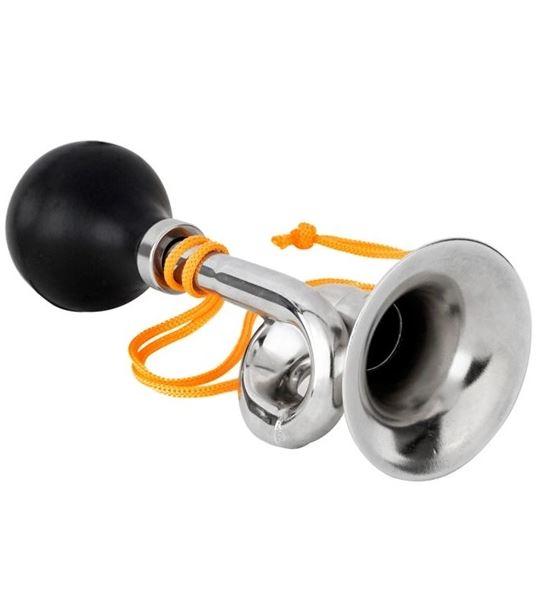 Horn Clown Harpo Klaxon 18cm Silver