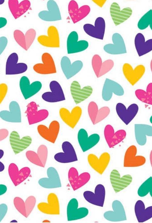 Gift Wrapping Paper Love Hearts
