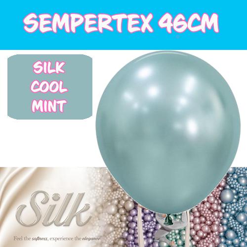 Balloons 46cm Silk Cool Mint Pk 6