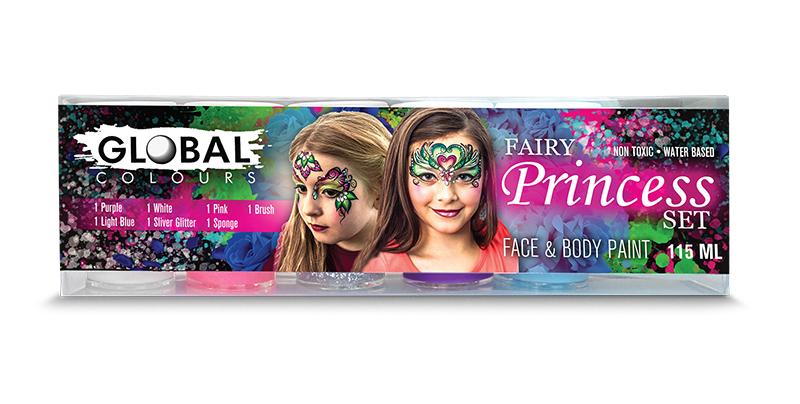 Global Fairy Princess Face and Body Paint Kit