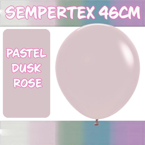 Balloons 46cm Pastel Dusk Rose Pk 25