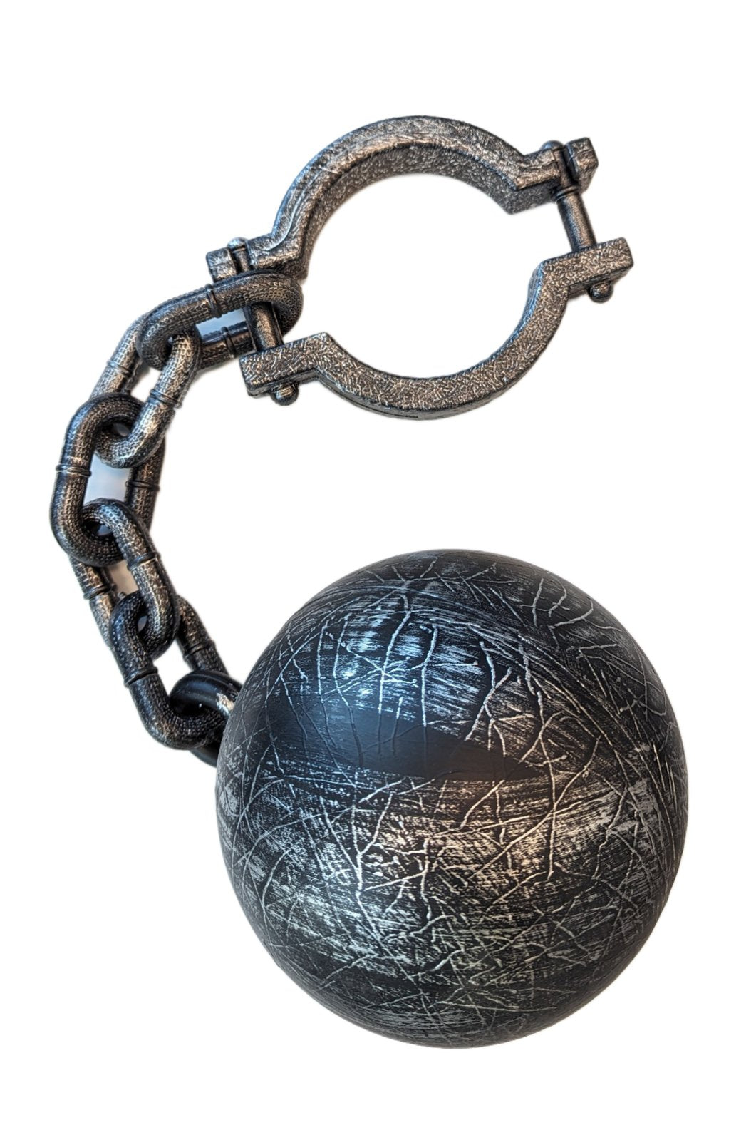 Prisoner Convict Ball & Chain - Ankle Band Plastic