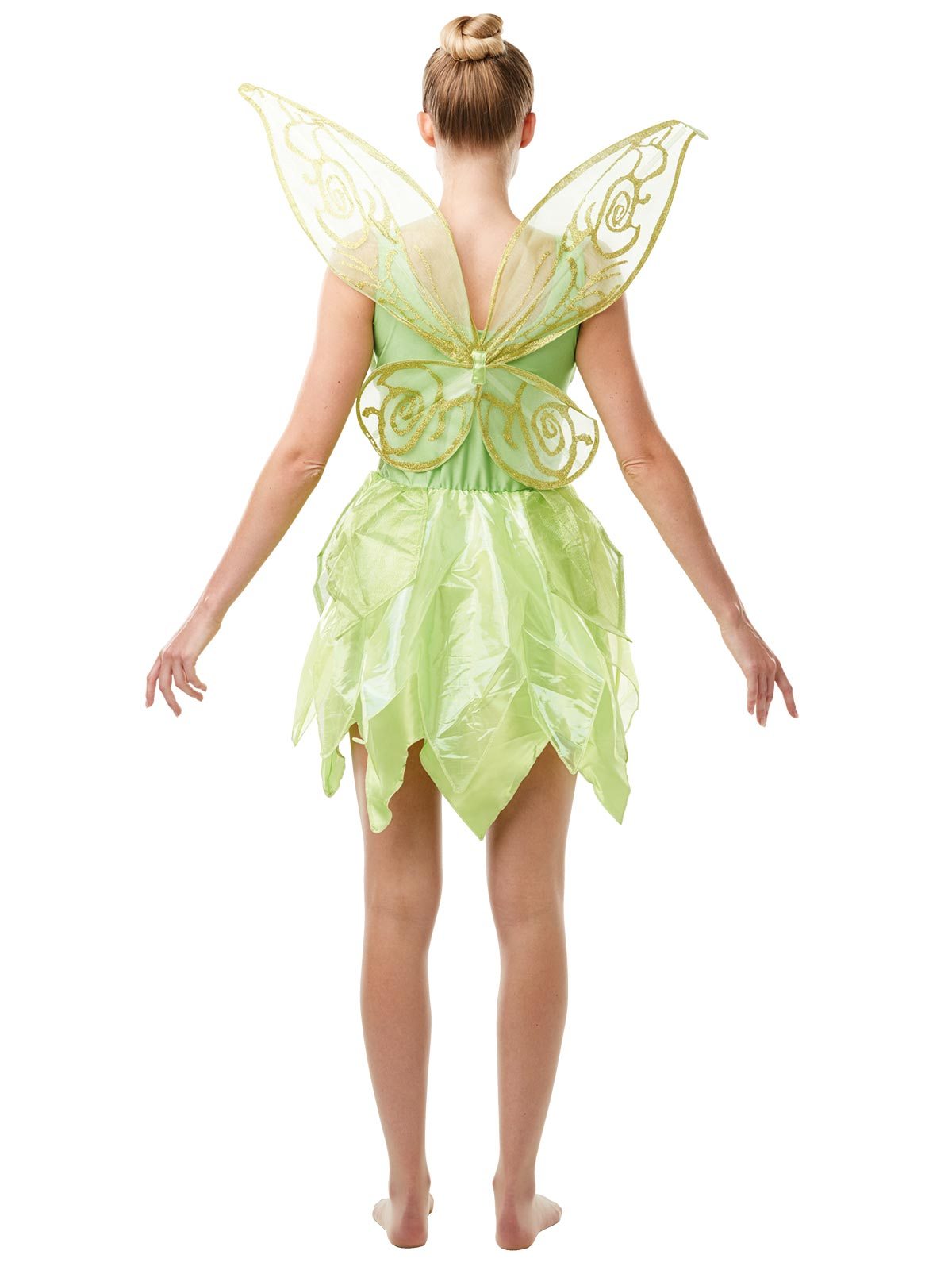 Costume Adult Tinkerbell Fairy Dress & Wings Large