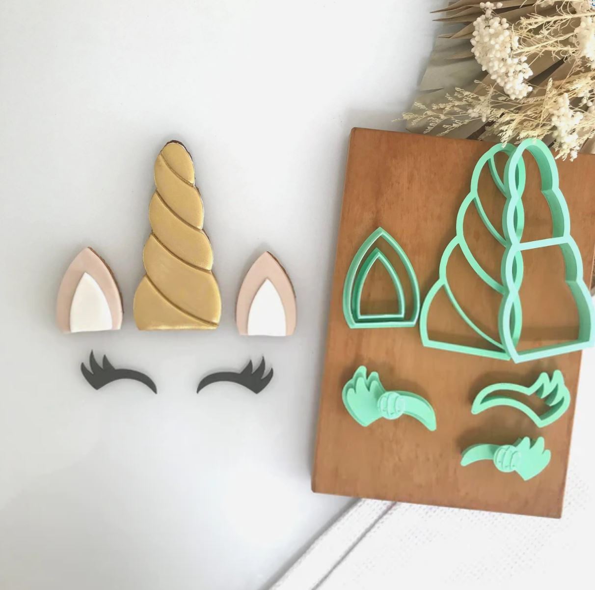 Unicorn Cake Cookie/Biscuit Cutter Set (SweetP Cakes and Cookies)