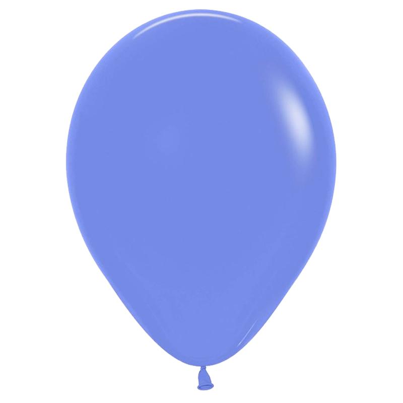 Latex Balloons 30cm Fashion Periwinkle Blue Pk 100