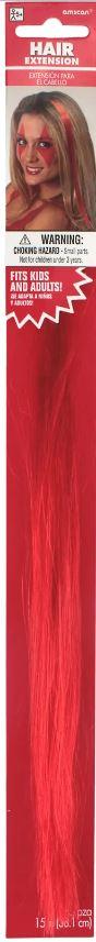 Red Hair Extensions Clip In 38cm