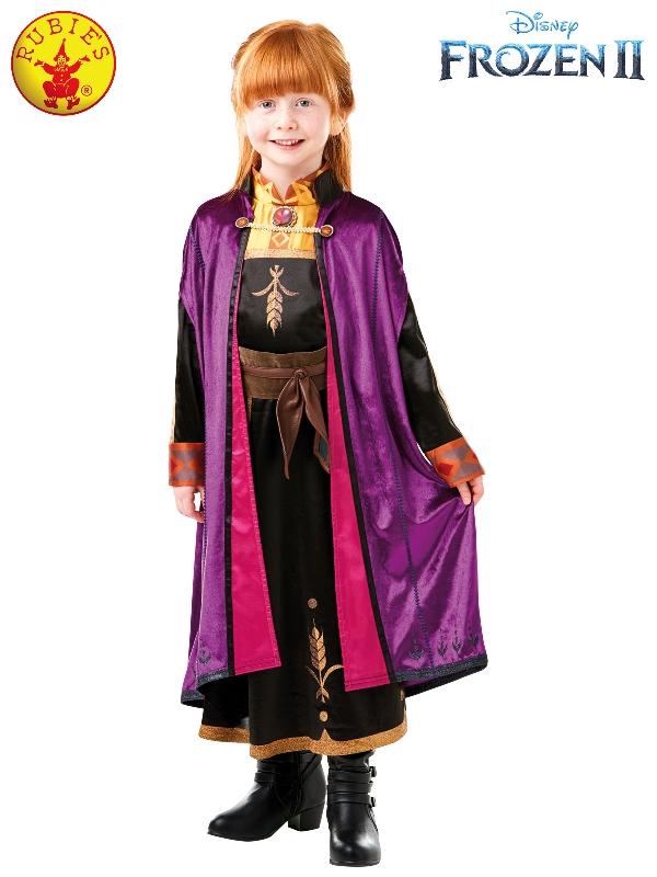 Costume Child Frozen 2 Anna Deluxe Medium Size 6-8 Years