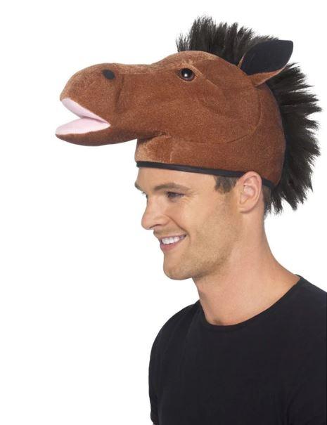 Animal Costume Head/Hat Horse Plush With Mane