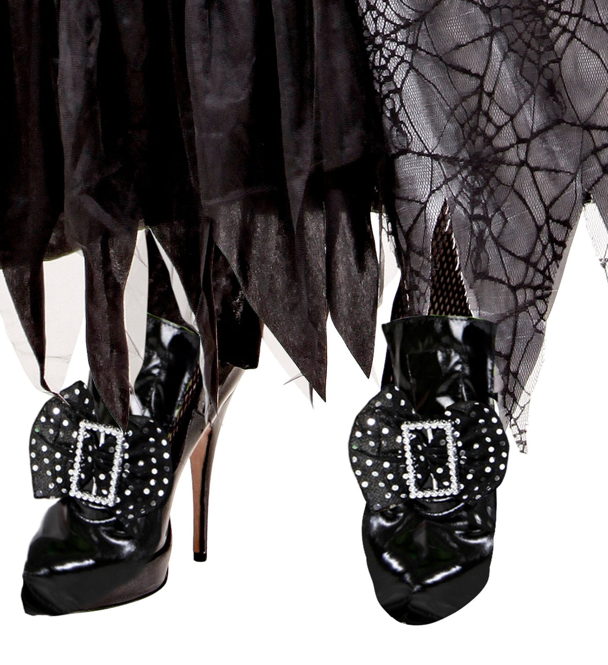 Witch Shoe Covers with Buckle & Bow